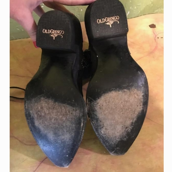 Old Gringo Wink Dark Blue Ankle Boots - Picture 4 of 4